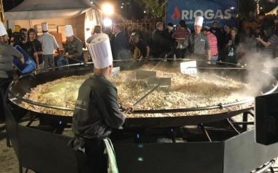 Se está realizando la 20ª Paella Gigante de Piriápolis