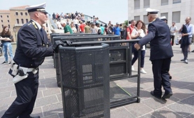 Protestas en Venecia contra los nuevos controles de acceso para regular el turismo