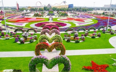 El jardín natural más grande del mundo es el nuevo atractivo turístico de Dubái