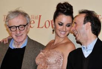 Con Penélope Cruz y Roberto Benigni...¡qué dos!
