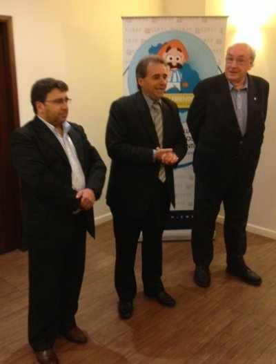 Alejandro D´Elía; Remo Monzeglio y Walter Sobrero