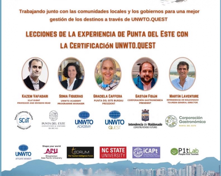Se realiz&oacute; el Webinar sobre la experiencia de Punta del Este y su certificaci&oacute;n por la OMT