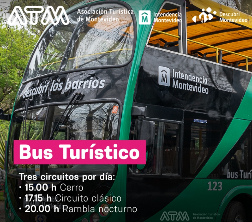 Volvi&oacute; el Bus Tur&iacute;stico a recorrer las calles de Montevideo