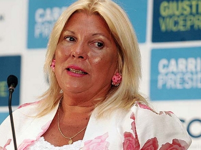 Elisa Carri&oacute;: a Argentina "hay que ponerle l&iacute;mites"