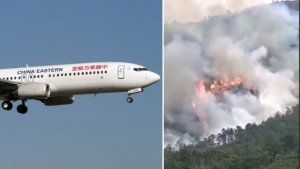 Un avi&oacute;n de China Eastern Airlines con m&aacute;s de 130 personas a bordo se estrella en el sur de China