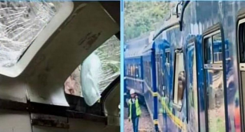 Machu Picchu: deslizamiento de piedras ocasiona da&ntilde;os a tren tur&iacute;stico