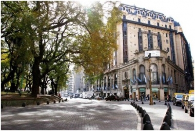 Fachada del Marriott Plaza Bs As