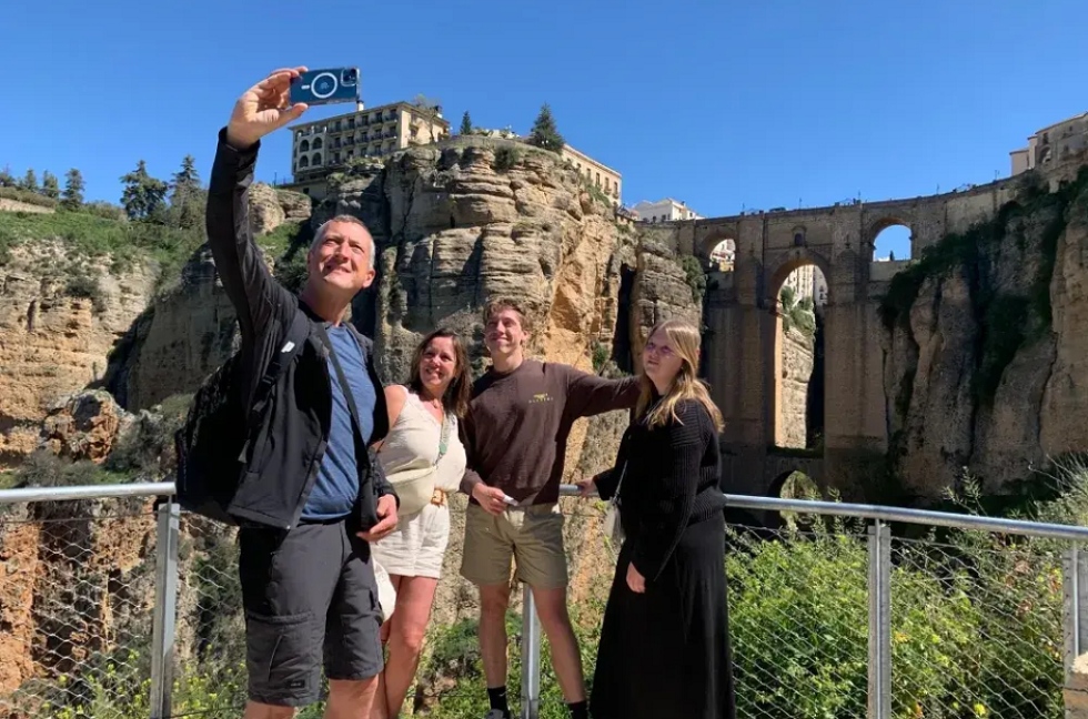 El desfiladero del tajo es el lugar más visitado por los turistas en Ronda.