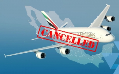 Desiste Emirates: no aterrizar&aacute; en el AICM