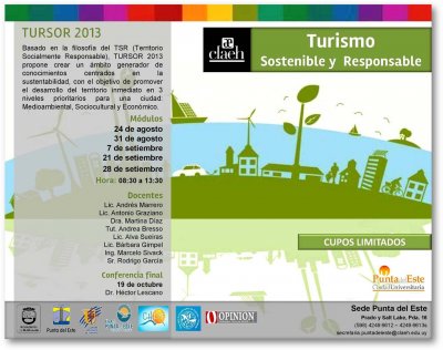 Claeh realizará curso en Turismo Sostenible y Responsable