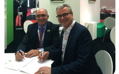 Director FIEXPO Arnaldo Nardone y CEO ICCA Martin Sirk