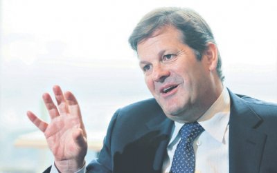Pierre Beaudoin, presidente ejecutivo de Bombardier, en las oficinas de la compa&ntilde;&iacute;a en Montreal.
