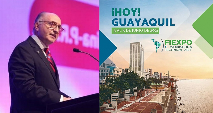 Nardone habla de Fiexpo luego de Guayaquil y antes de Puerto Natales y Cartagena de Indias