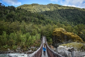 puente colgante queulat