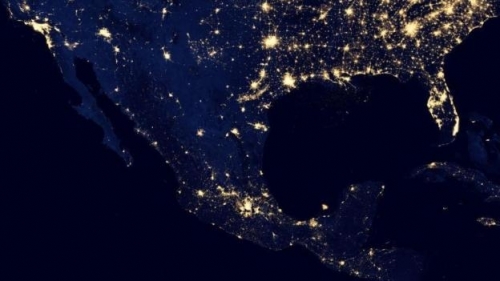 Google Maps muestra al planeta de noche
