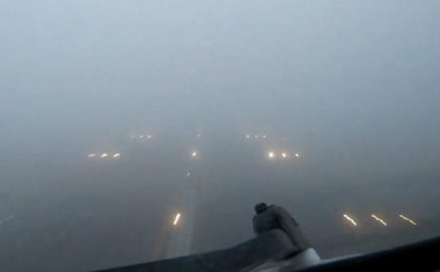 Momento en el que se empieza a ver la pista.