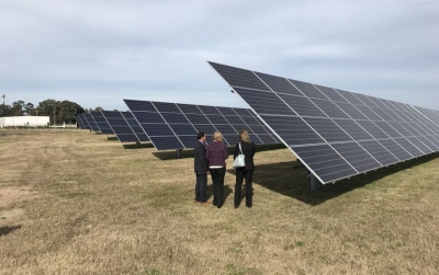 Inauguracion planta fotovoltaica en el Aeropuerto Internacional de Carrasco
