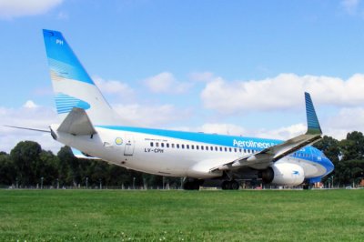 La flota de Aerol&iacute;neas Argentinas y Austral destinada a servicios internos hoy es abundante y moderna 