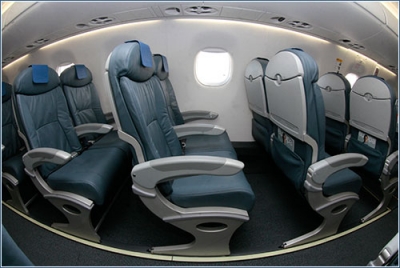 Innovador trabajo de EMBRAER para mejorar el confort a bordo
