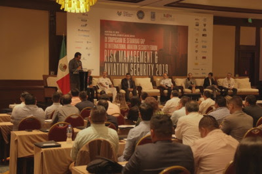 Ra&uacute;l Revuelta, CEO de GAP, inaugura IX Simposium de Seguridad GAP y III International Aviation Security Forum.