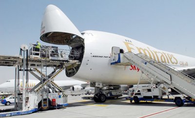 Aumenta el transporte de cargas a&eacute;reas internacionales	 