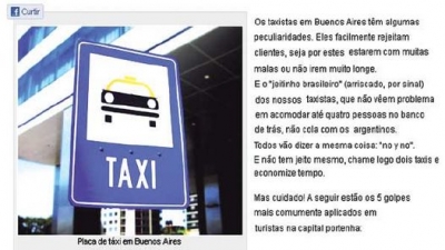 Cinco &ldquo;golpes&rdquo;. Cabeza del blog malapronta.com.br, en el que se explican las trampas y los usuarios cuentan sus malas experiencias.