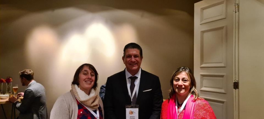 Mariana Gentile, Ignacio Curbelo y Adriana Brun.