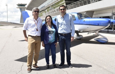 Juan Lescarboura, Mariné Falero, Diego Arrosa.