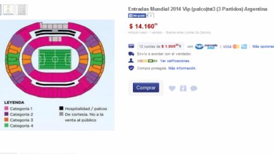 Explotó la reventa de entradas para el Mundial