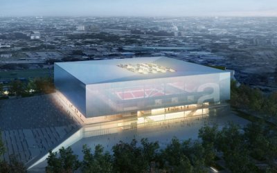 Avanzan obras del Antel Arena seg&uacute;n lo previsto