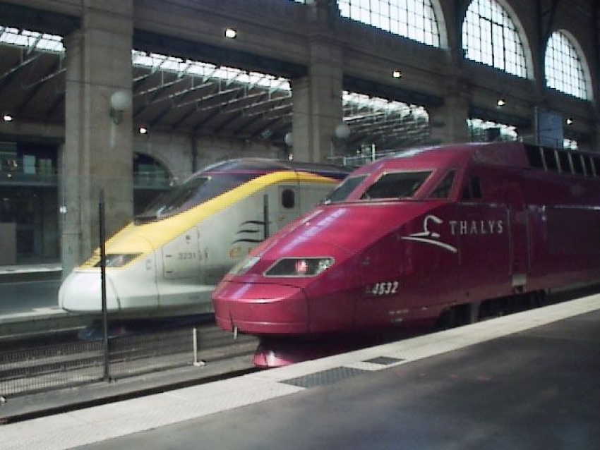 Tren r&aacute;pido Bruselas a Par&iacute;s
