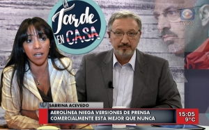 Acevedo amenaza al periodista Gerardo Sotelo  ante situación crítica de Alas Uruguay