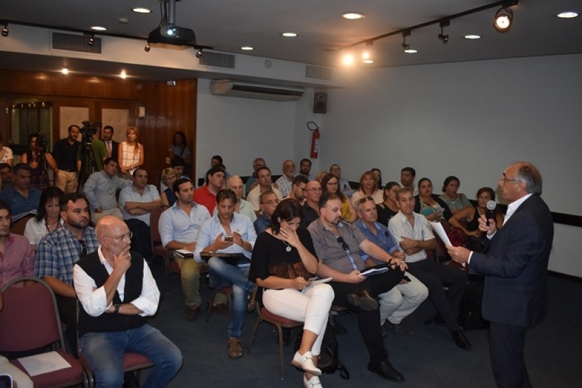 El pasado 21 de febrero en el Crystal Palace, Ba&ntilde;ales presentaba el plan de turismo del Partido de la Gente