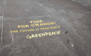 Per&uacute; denuncia a Greenpeace por l&iacute;neas de Nazca