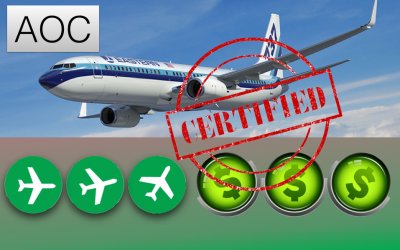 ¿Cuánto cuesta certificar una aerolínea?