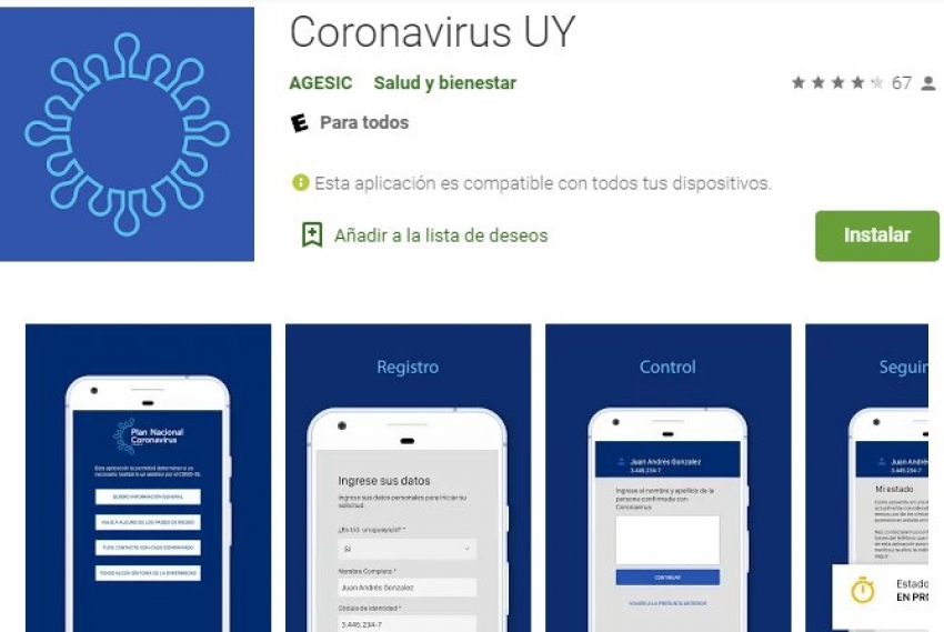 Coronavirus en América del Sur y el mundo al 05/04/2020