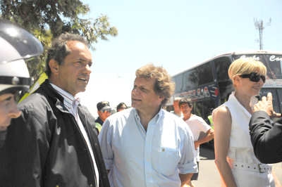  El gobernador Scioli supervis&oacute; el funcionamiento del Operativo Sol