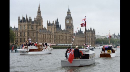 Una toma de Londres desde el r&iacute;o T&aacute;mesis.