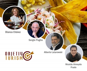 Sigamos conociendo los temas y a quienes los tratar&aacute;n en Objetivo Turismo PDA 2022. Hoy: "El fen&oacute;meno de la gastronom&iacute;a peruana como estrategia de promoci&oacute;n turistica"