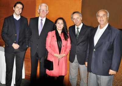  En la presentaci&oacute;n de &ldquo;Tecnhotel 2013&rdquo; estuvieron presentes: , Daniel Pardo, director nacional de Turismo; Alex Thiermann, presidente del Consejo Superior de Turismo de la C&aacute;mara de Comercio, Servicios y Turismo; Lorena Arriagada, secretaria general de Achet; Ren&eacute; Fischer, director de Hospitality &amp; Service University (Hsu), organizador del evento; y  Hern&aacute;n Lewin, director de Empresarios Hoteleros.