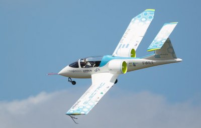 Un avión Airbus eléctrico