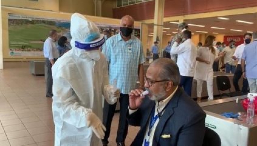 Rep&uacute;blica Dominicana: pruebas r&aacute;pidas aleatorias a pasajeros en aeropuertos