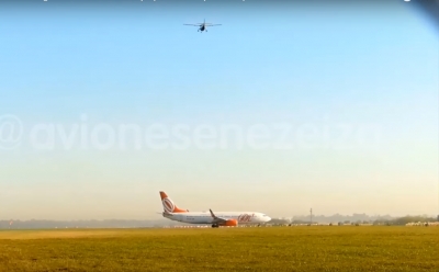 Incidente en Ezeiza involucra a un Boeing 737-800 y un Cessna 208