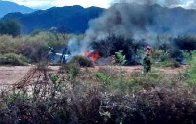 La Rioja: chocaron dos helic&oacute;pteros y murieron 10 personas