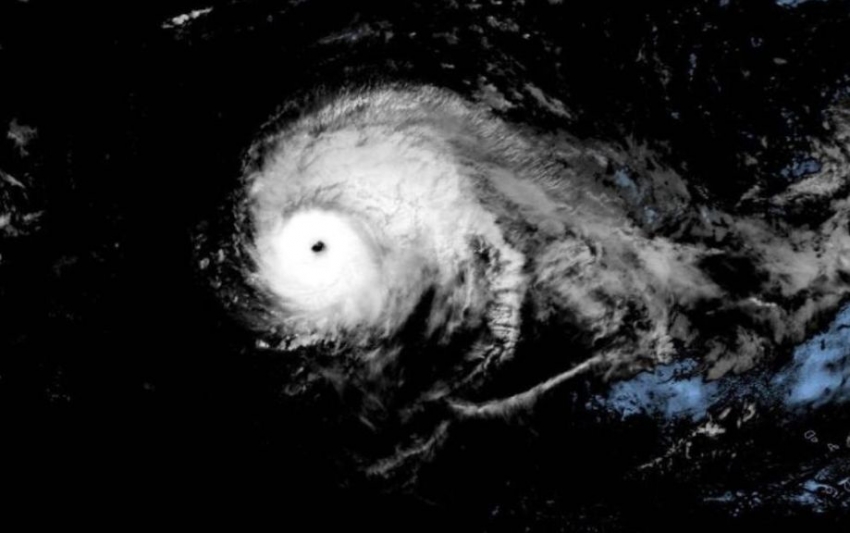  Imagen satelital del hurac&aacute;n Lorenzo.