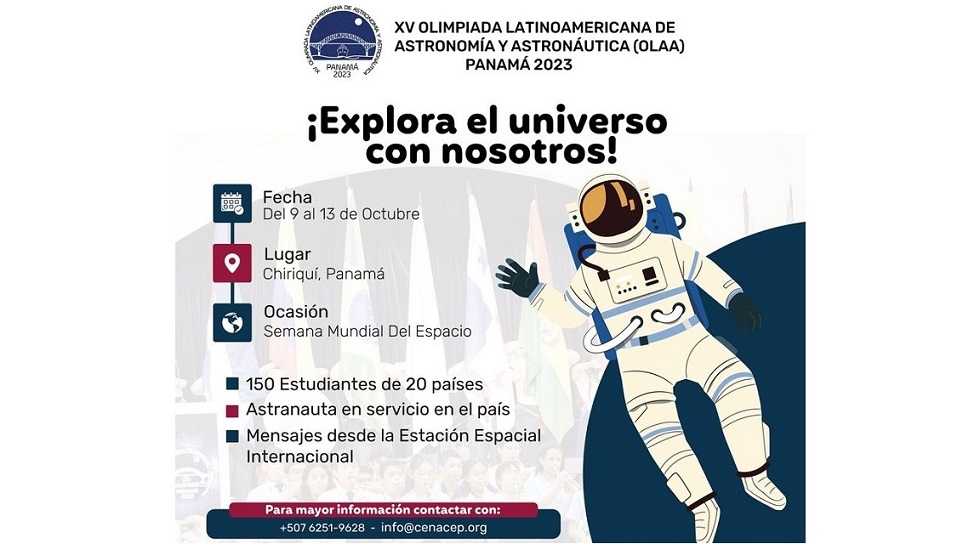 Panamá será sede de la Olimpiada Latinoamericana de Astronomía y Astronáutica