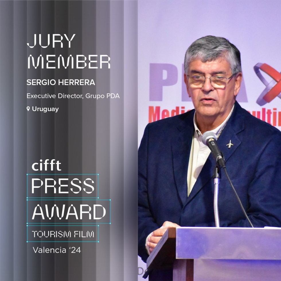 Sergio Antonio Herrera integrará el jurado del Premio de Prensa Turística CIFFT