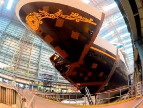 Disney Cruise Line coloca el &uacute;ltimo bloque del Disney Fantasy