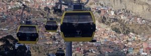 El telef&eacute;rico urbano m&aacute;s alto del mundo se encuentra en La Paz