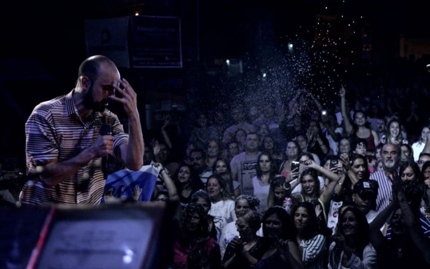 Abel Pintos y Tini deslumbraron en el "Centro de Convenciones de Punta del Este"